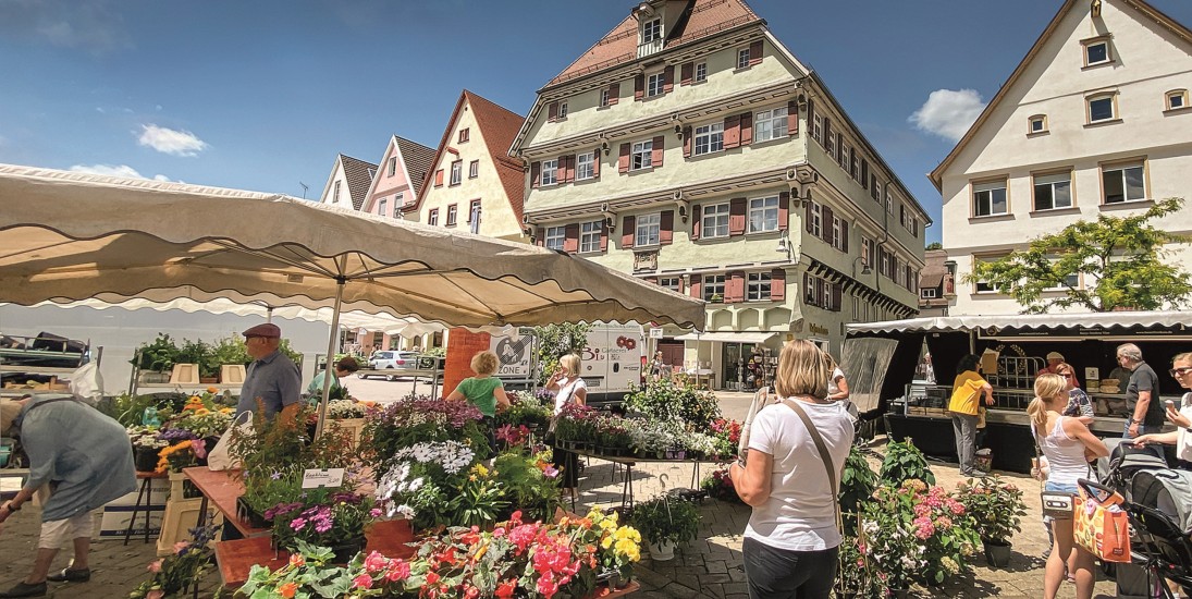 Platz gemacht! Wo gibt es Märkte und Plätze?